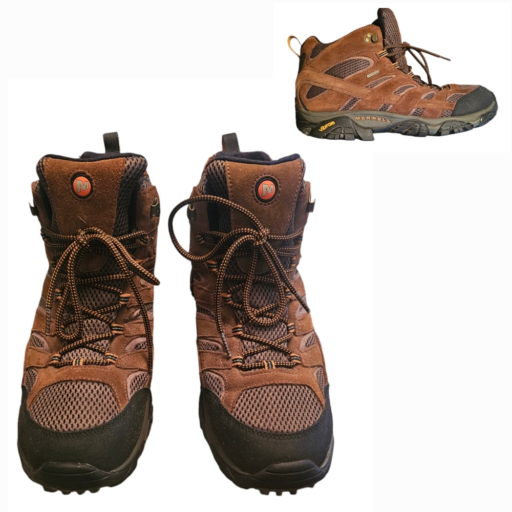EUC | Merrell - Earth | Men's Moab 2 Mid WP Hiking Boots | Size: 14